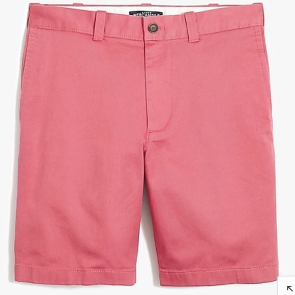 JCrew 9" Gramercy khaki short size 33 Dusty Rose - Picture 1 of 4